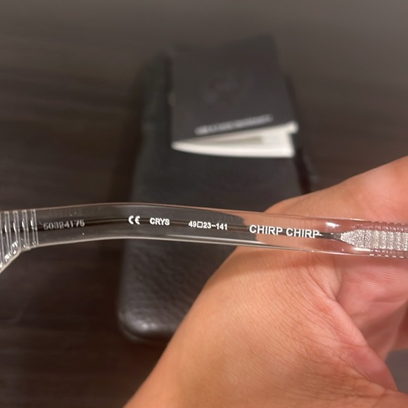 Chrome Hearts Chirp Chirp Crystal Glasses - Picture 6 of 7